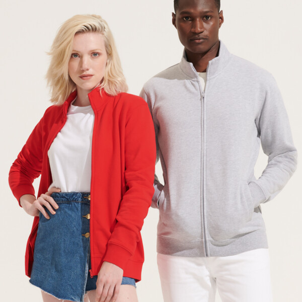 SOL'S Unisex Cooper Full Zip Sweat Jacket Thumbnail
