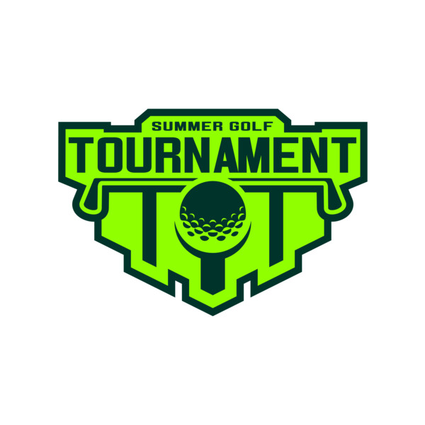 Tournament Summer golf logo template Thumbnail
