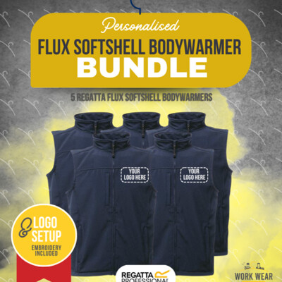 Mens Regatta Flux Soft Shell Bodywarmer Bundle Thumbnail