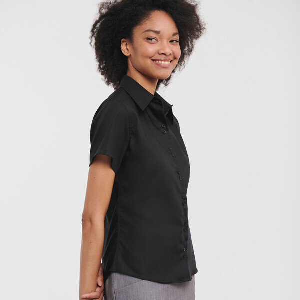 Russell Collection Ladies Short Sleeve Ultimate Non-Iron Shirt Thumbnail