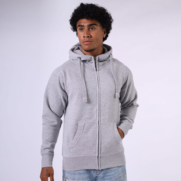Peach Finish Zip hoodie Thumbnail