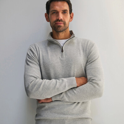 Brook Taverner Dallas Zip Neck Sweater Thumbnail
