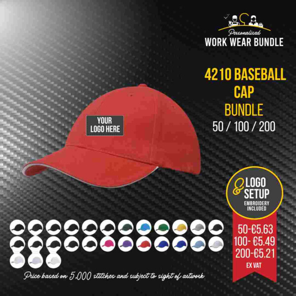 200 Headwear Baseball Cap Bundle Thumbnail